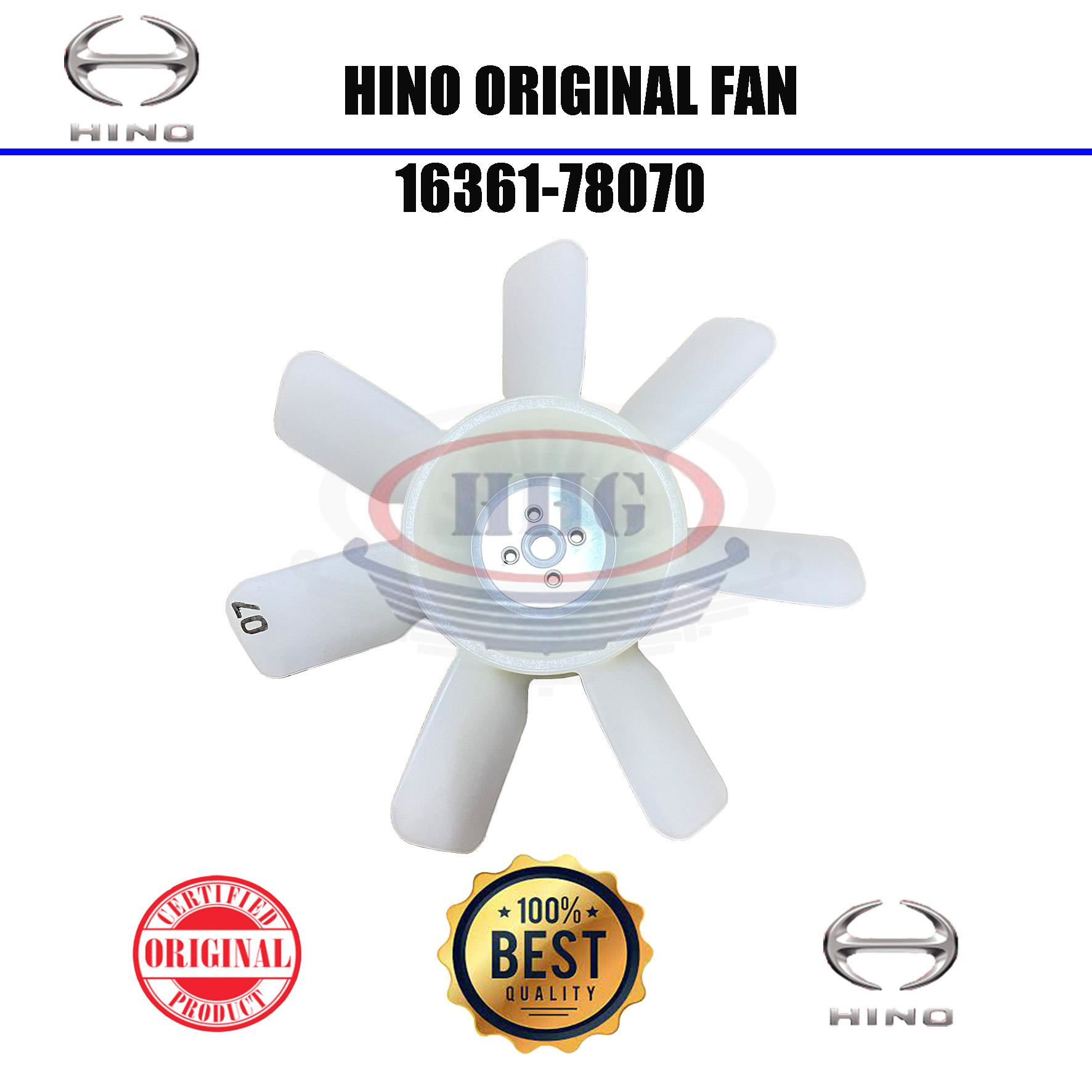 Hino Original WU300 WU410 Fan Blade (16361-78070)