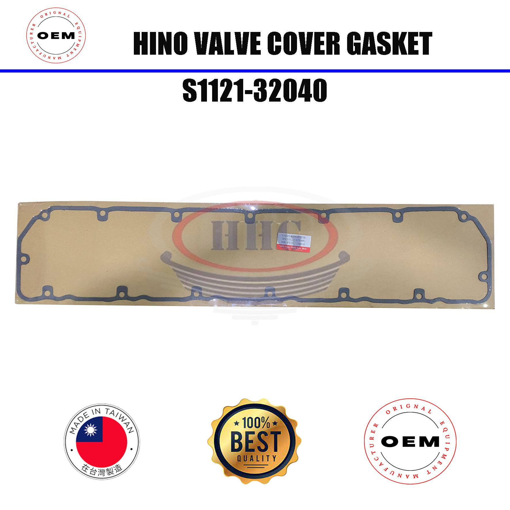 OEM Hino P09C Valve Cover Gasket (S1121-32040 / S1121-31782)