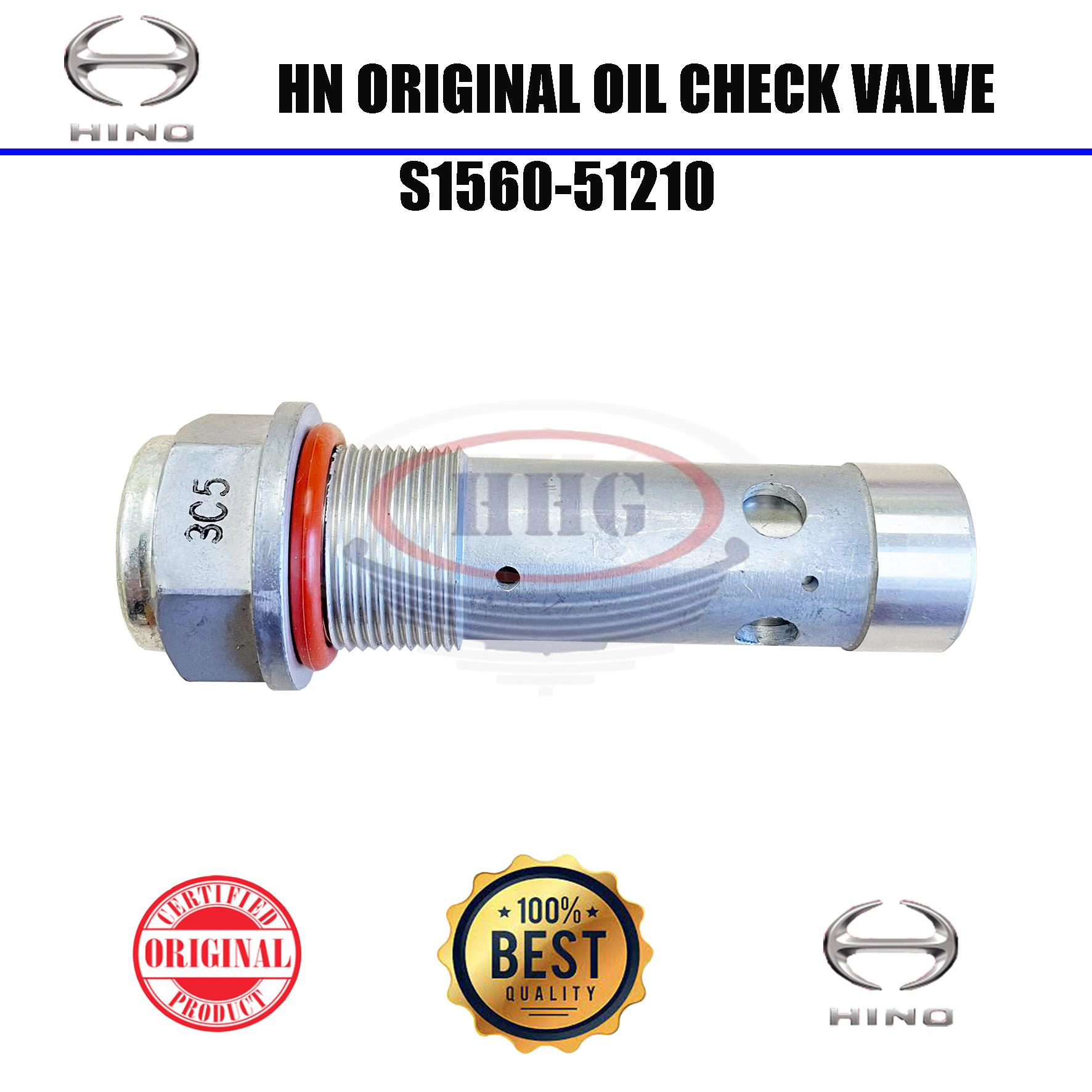 Hino Original K13CT Oil Check Valve (S1560-51210)