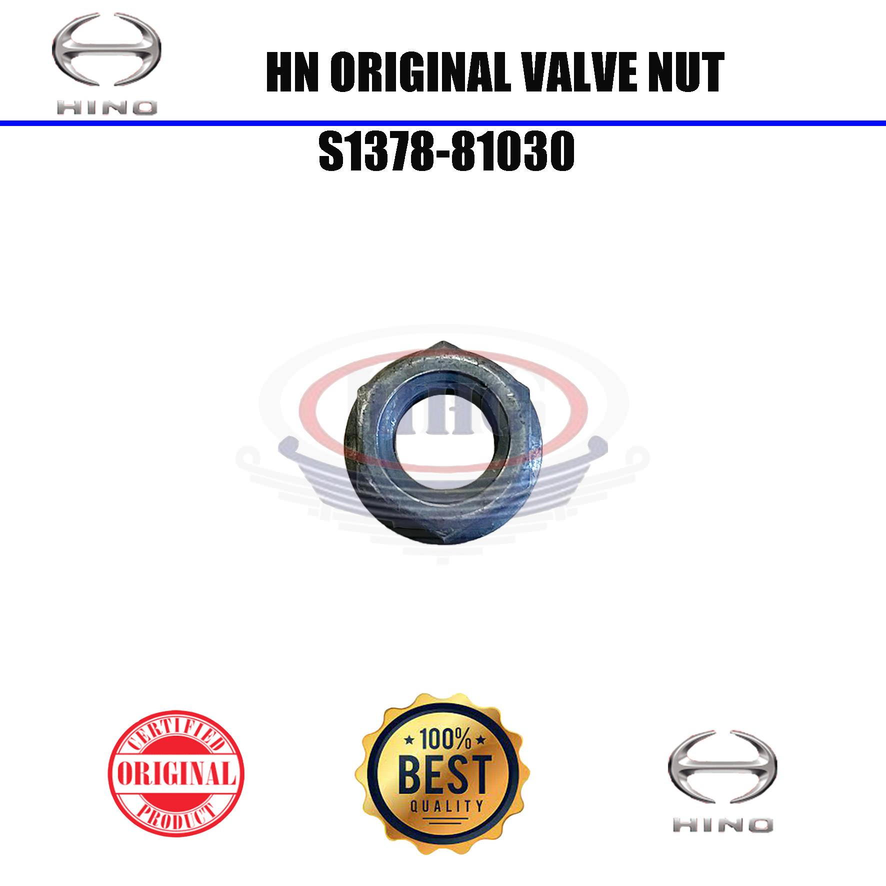 Hino Original J08CT S05C W04D Adjuster Valve Nut (S1378-81030)