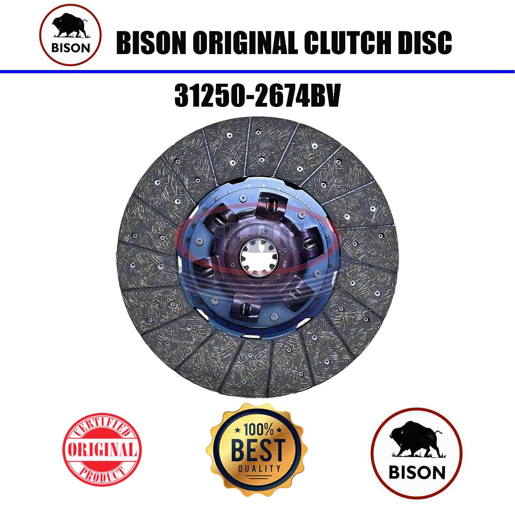 Bison Original HND045 17"X 10T Clutch Disc (31250-2674BV)