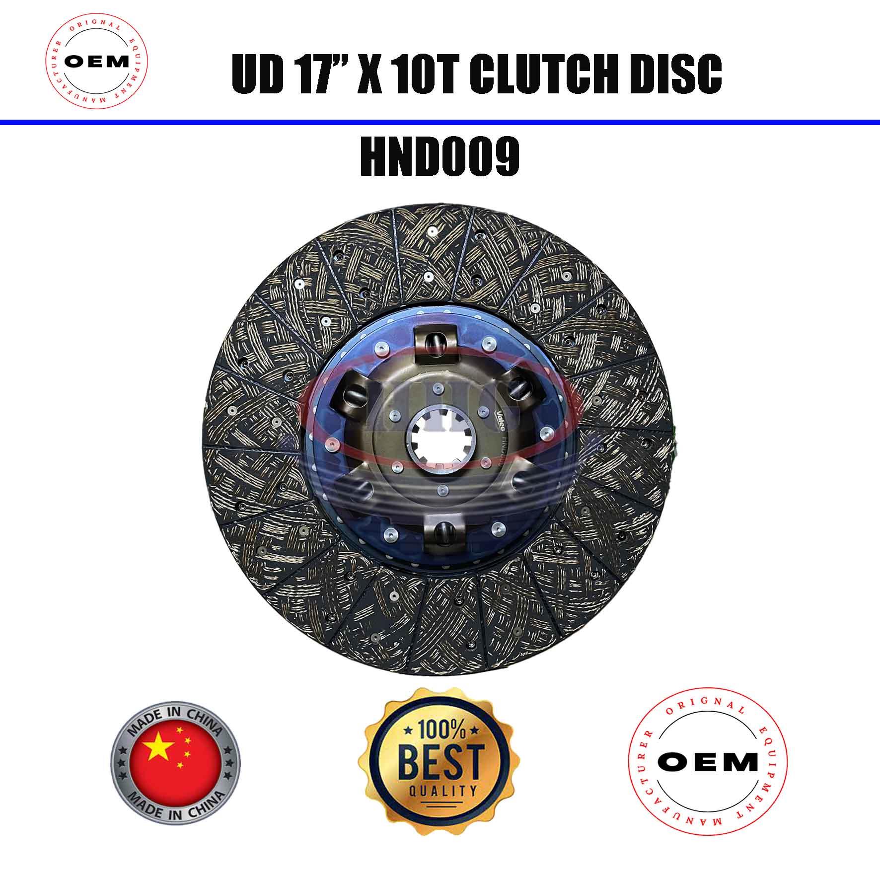 OEM HINO 17"X 10T Clutch Disc (DK-HND009)