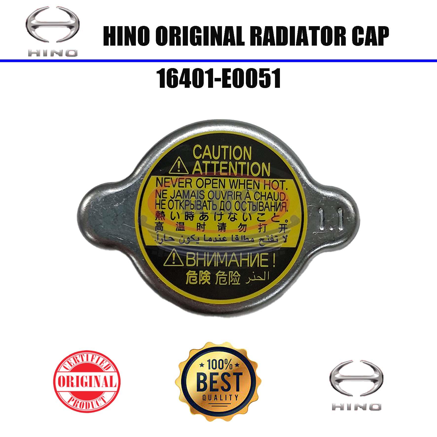 Hino Original Dutro XZU423 NO4CT Radiator Cap (16401-E0051)
