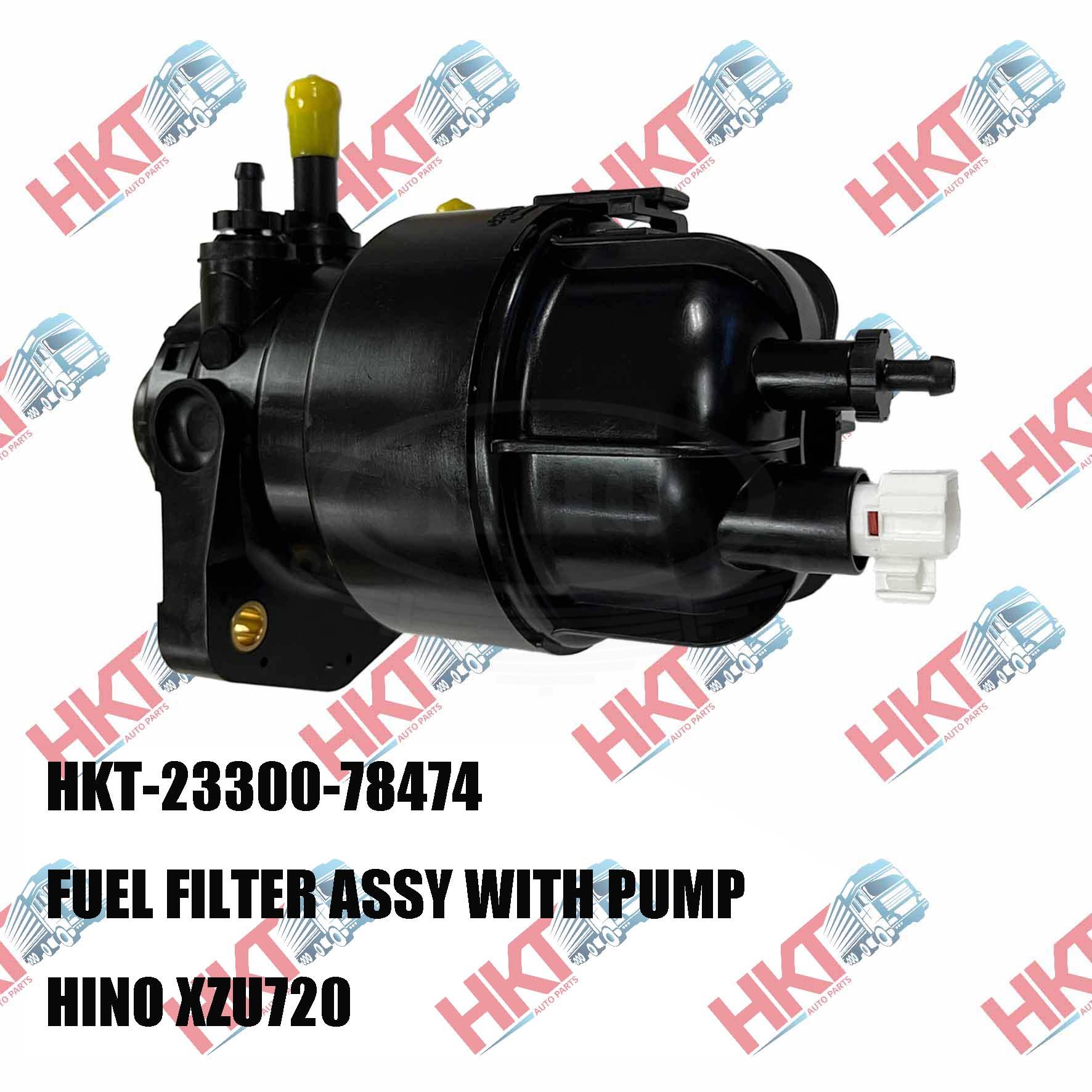 HKT- Hino XZU720 Fuel Filter Assy With Hand Pump (HKT-23300-78474)