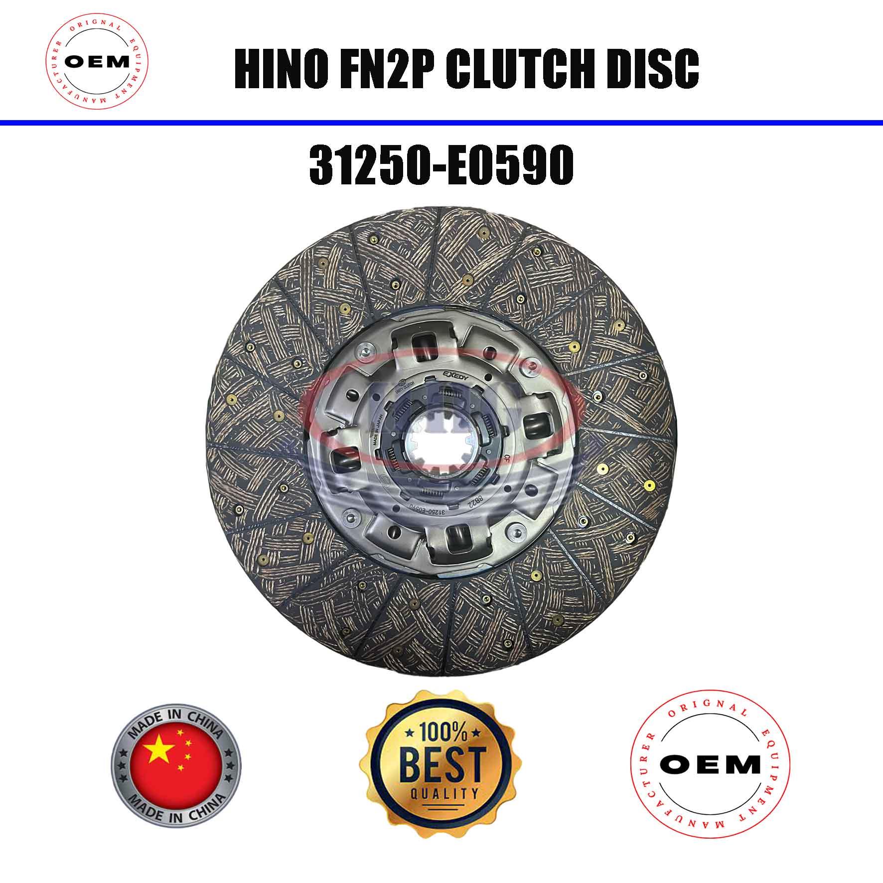 OEM Hino FN2P Clutch Disc (31250-E0590)