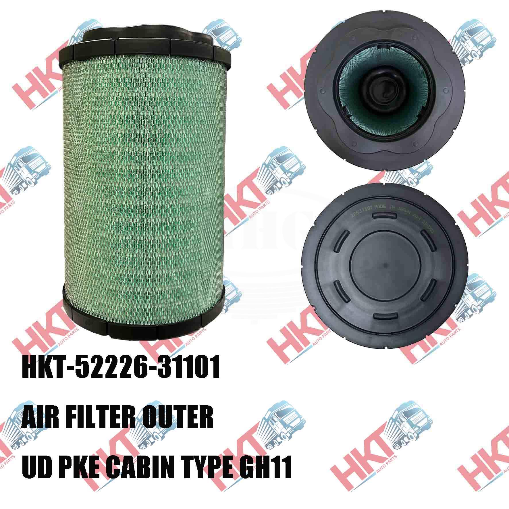 HKT - UD PKE Cabin Type GH11 Air Filter Outer  (HKT-52226-31101)