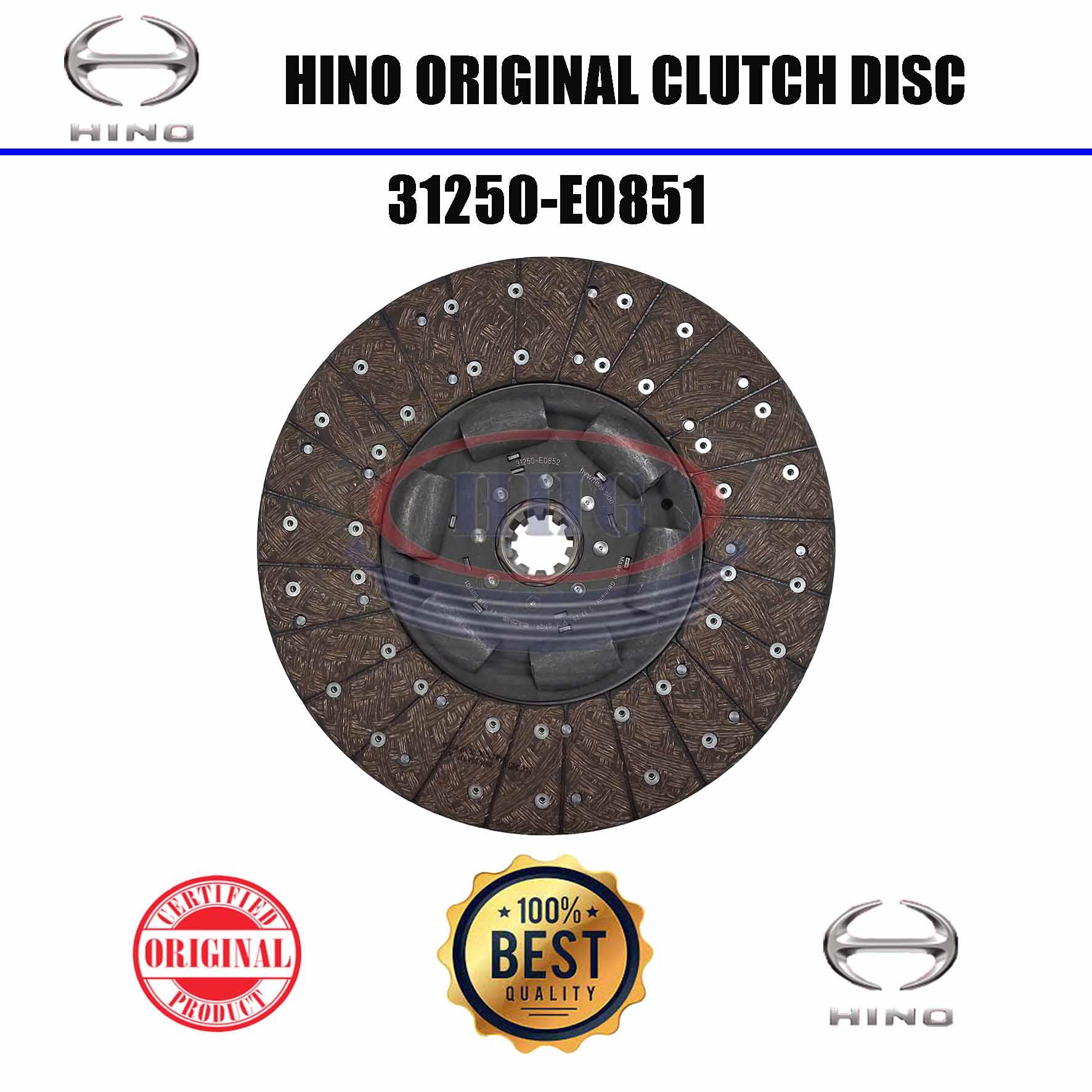 Hino Original RM1E E13C Clutch Disc (31250-E0851)