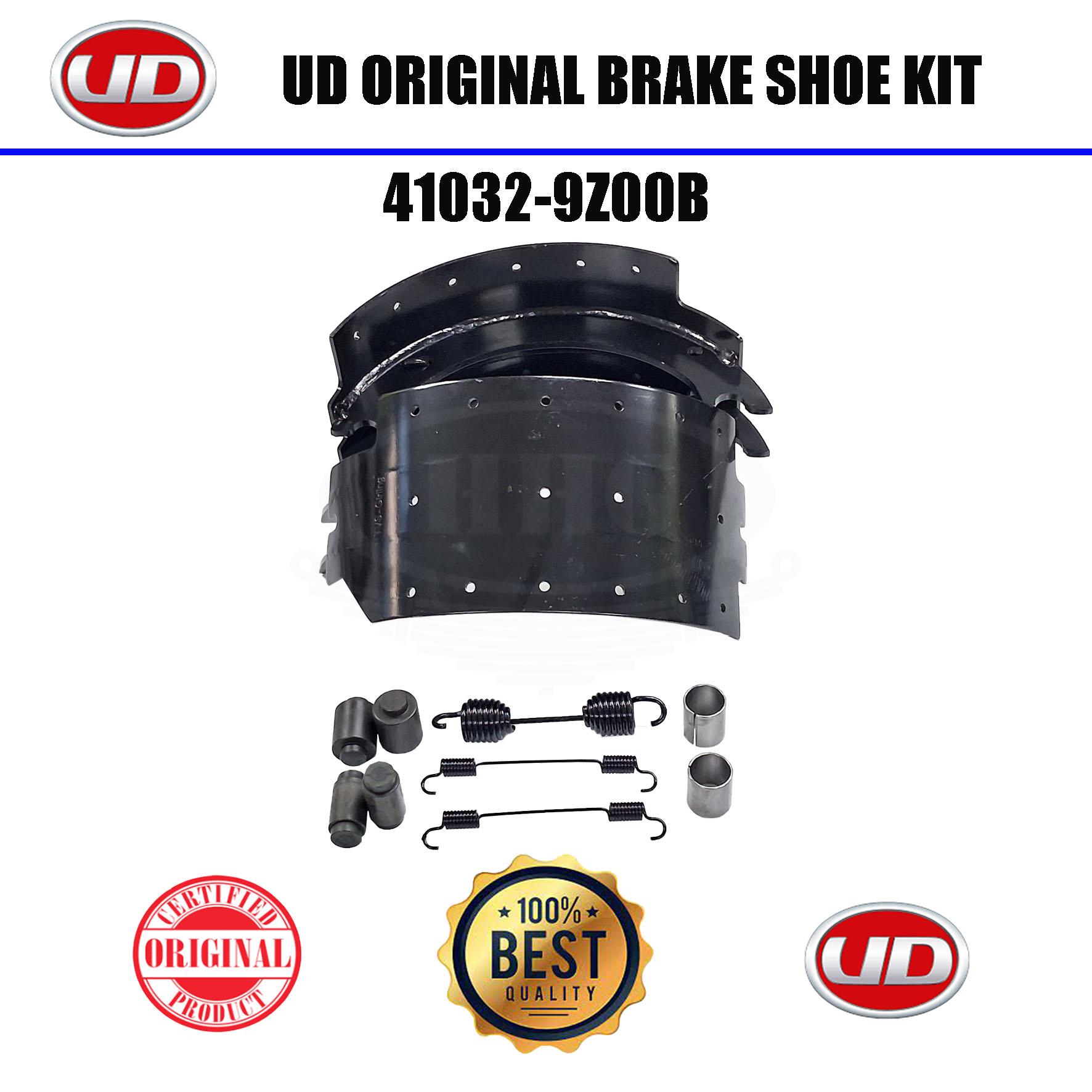 UD Original Croner LKE42R GH5 Front Brake Shoe Kit without Lining (41032-9Z00B)