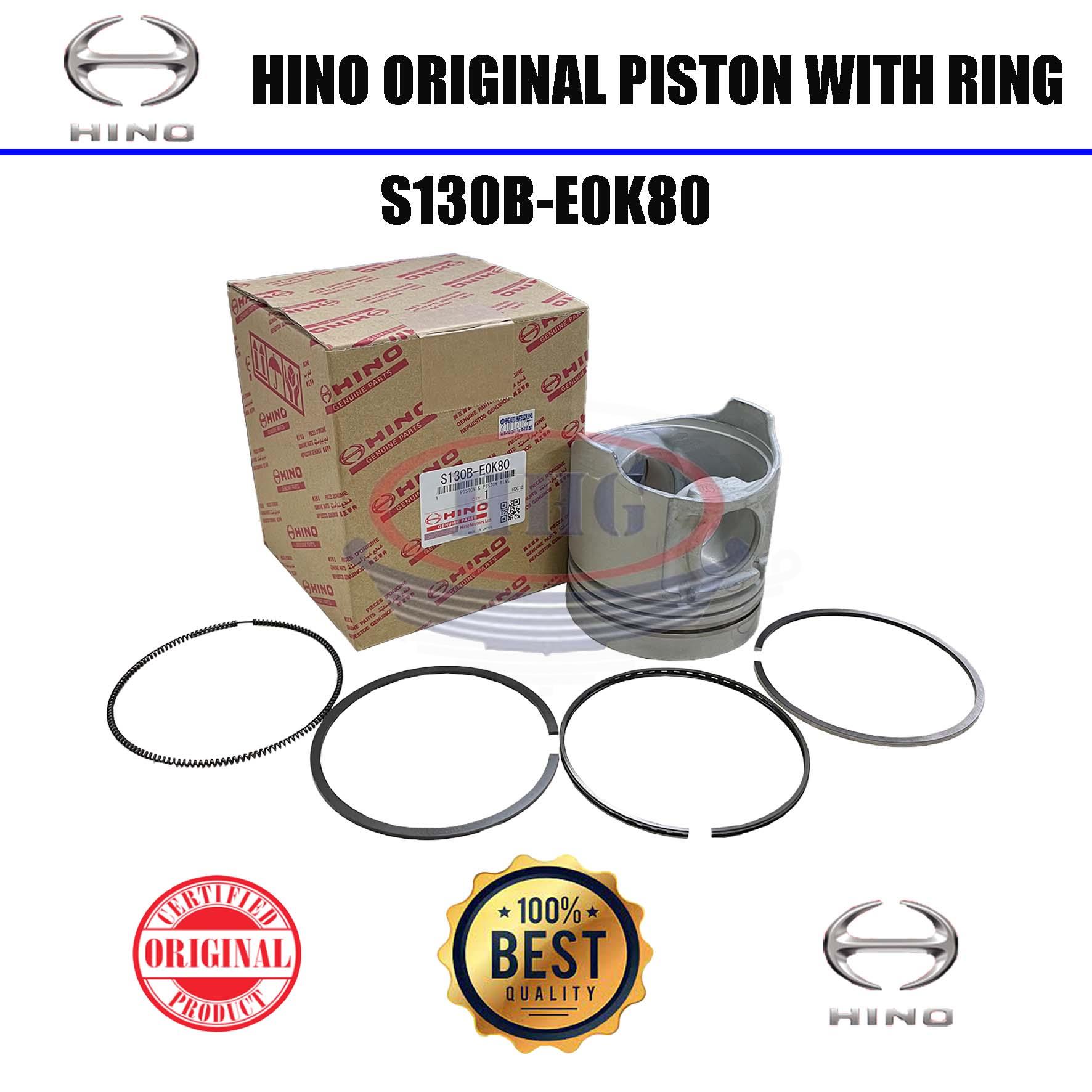 Hino Original Dutro WU300 WO4D Piston with Ring (S130B-E0K80)