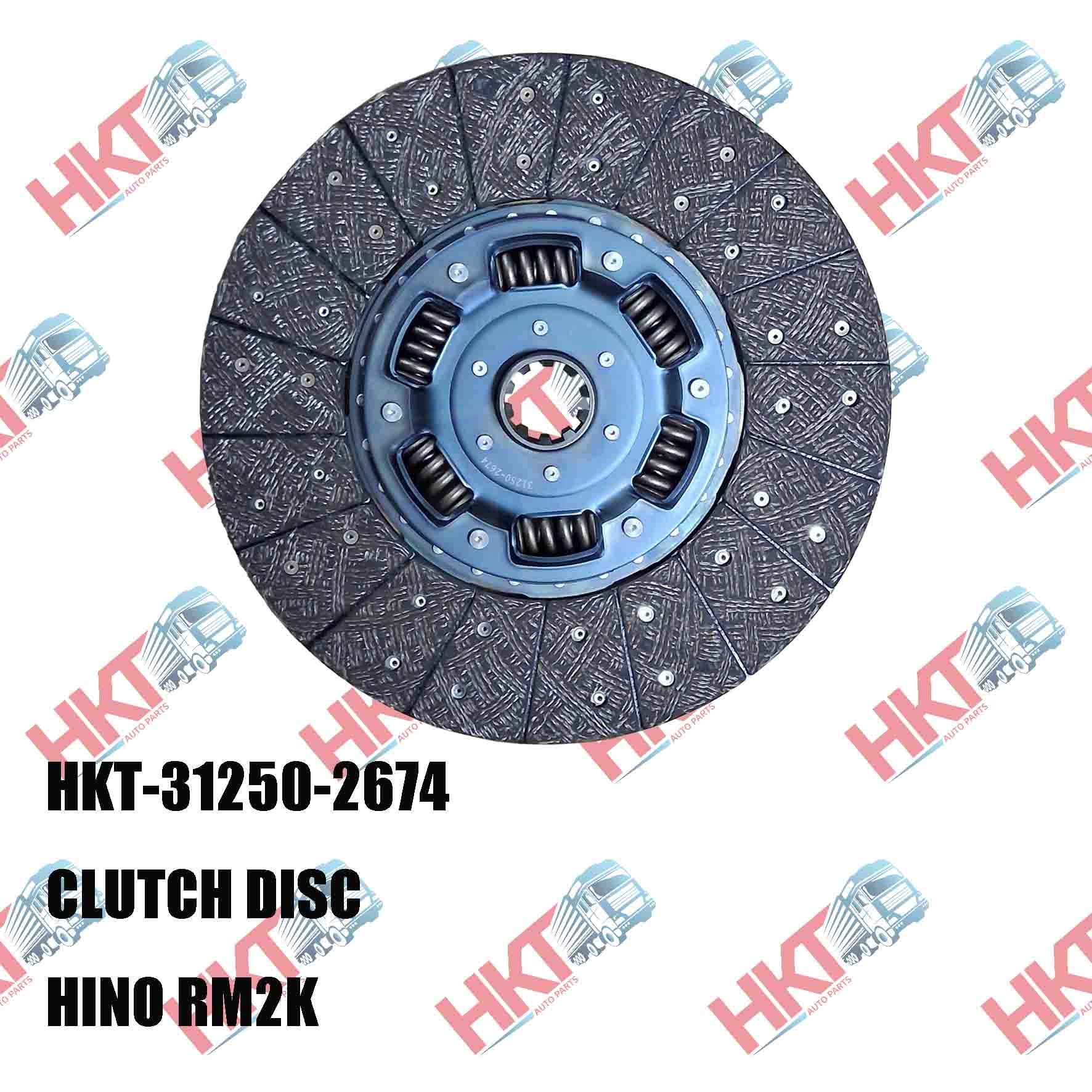 HKT - Hino RM2K Clutch Disc (17" X 10T) (HKT-31250-2674)