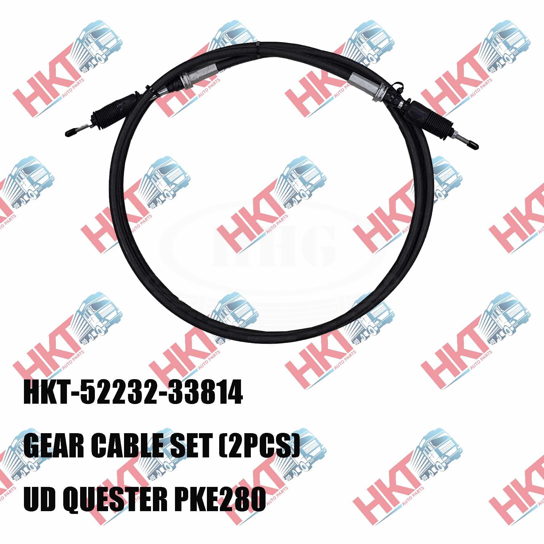 HKT - UD Quester PKE280 Gear Cable Set (2 PCS) (HKT-52232-33814)
